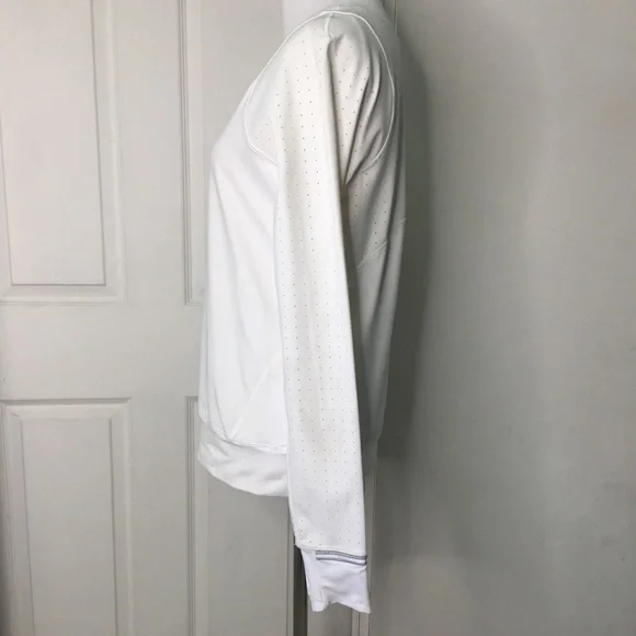 Lululemon Reflective White Long Sleeve Top Size 4 - Picture 7 of 14
